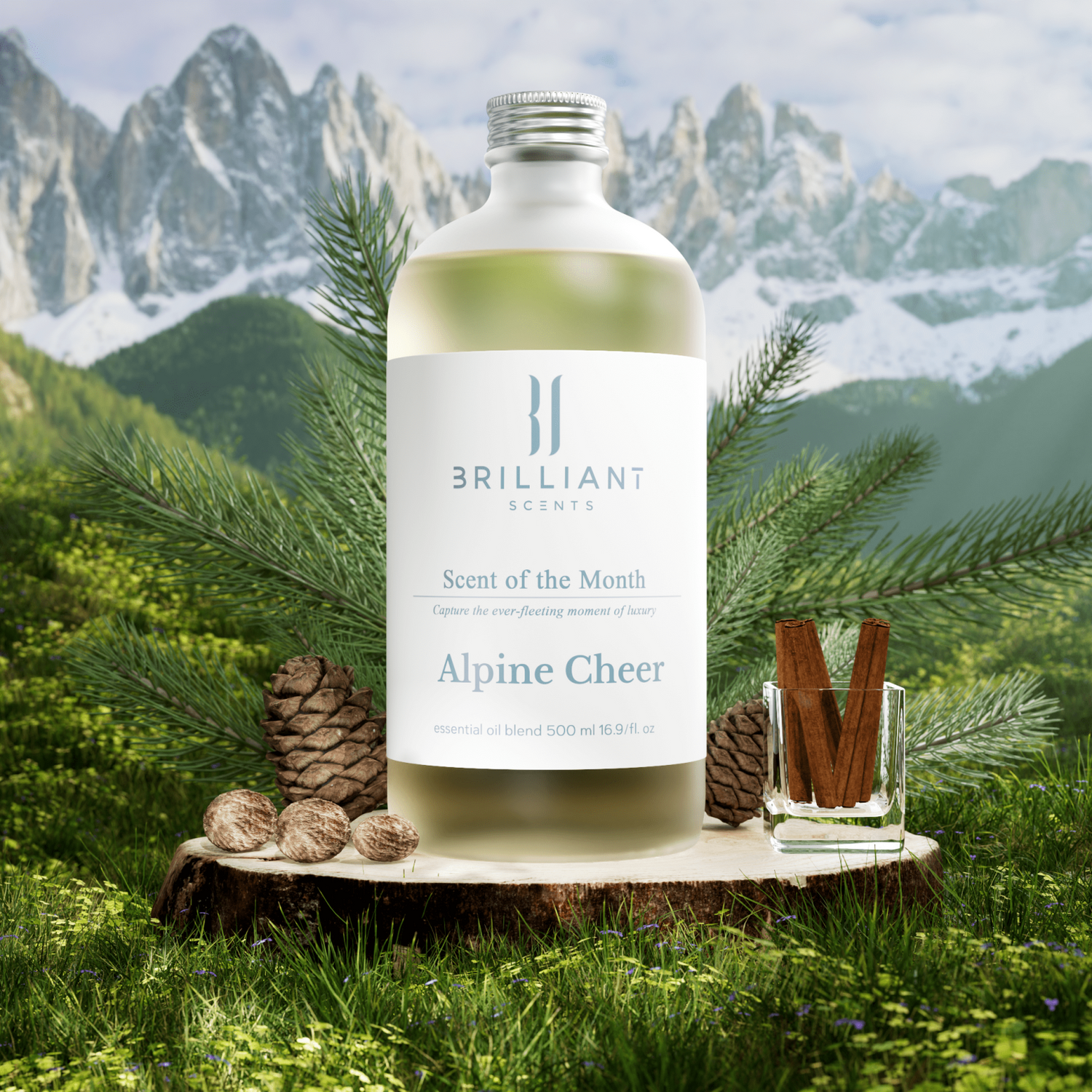 Embrace the Magic of December with “Alpine Cheer” – A Fragrance Inspired by the Enchanting Winter Landscape