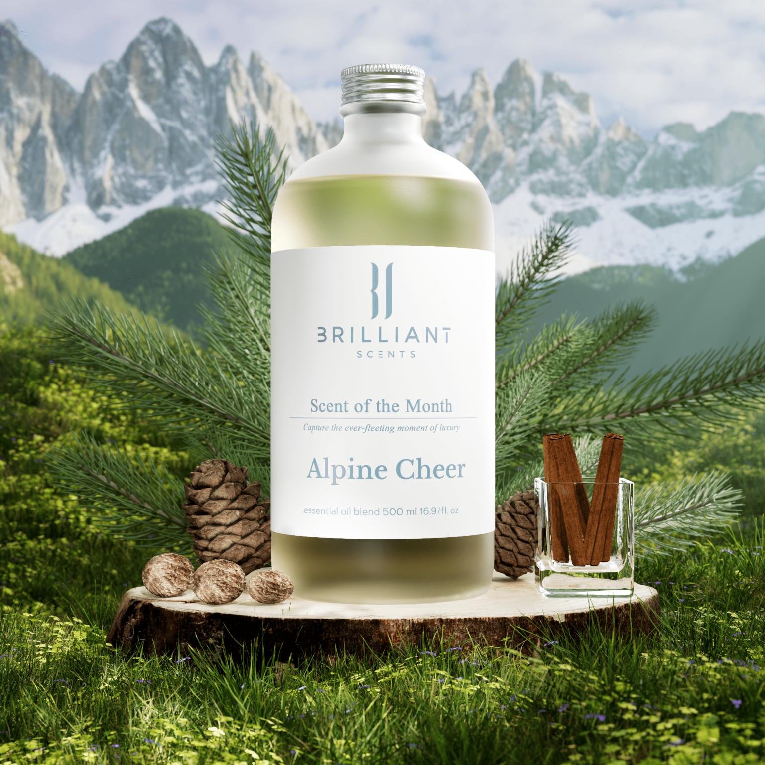 Embrace the Magic of December with “Alpine Cheer” – A Fragrance Inspired by the Enchanting Winter Landscape