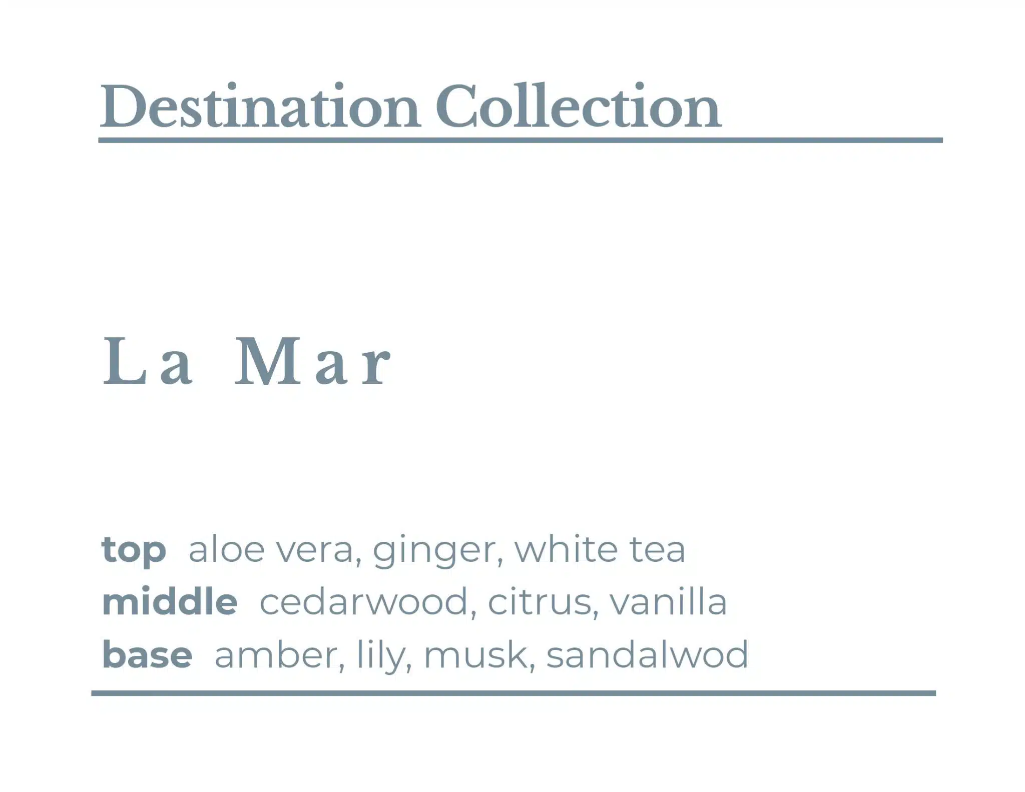 la mar Brilliant Scents